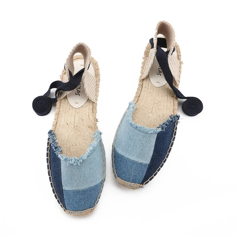 

Custom Fashion Style Cheap Price Slip on Wedge Espadrilles, High Quality hemp sole Espadrilles,