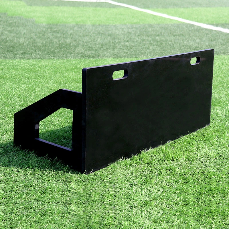 

Football club team training pass accuracy black soccer wall rebounder soccer field rebounder football wall