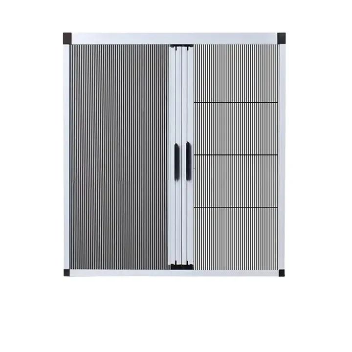 Modern Design Sunshade Mosquito Net Screen Window/Door Pleated Insect Screen Blackout Cellular Honeycomb Combination Black Color