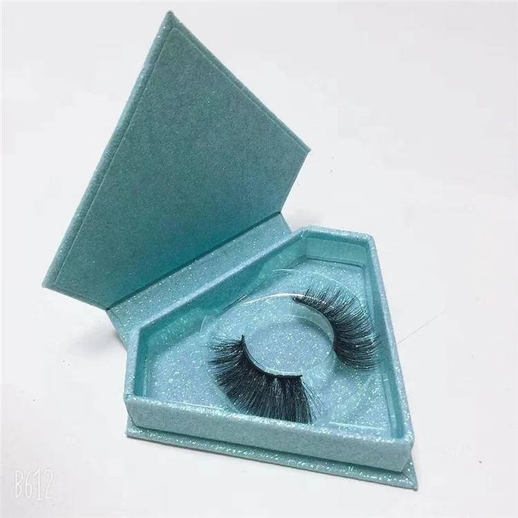 

3D Silk Eyelashes Private Label Stable Make Up Fashion Style Faux Vegan Mink Silk Lashes Box Customizing Box Samples In Stock