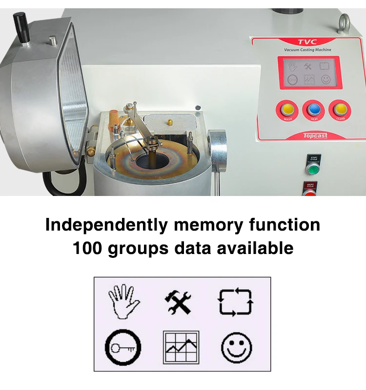 Italy Topcast Digital Automatic Vacuum Pressure Casting Machine,Top
