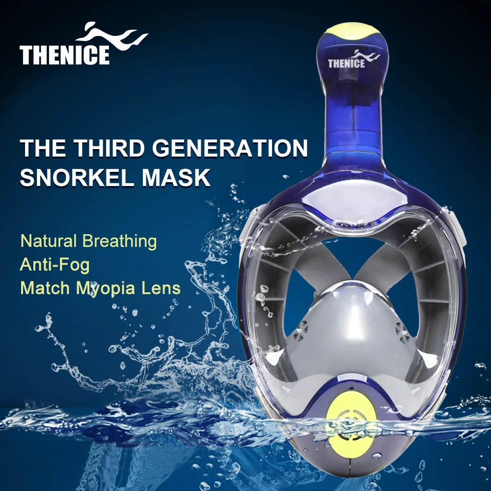 

New Best Products Underwater Diving Equipment Set,Full Face Swimming Snorkel Mask