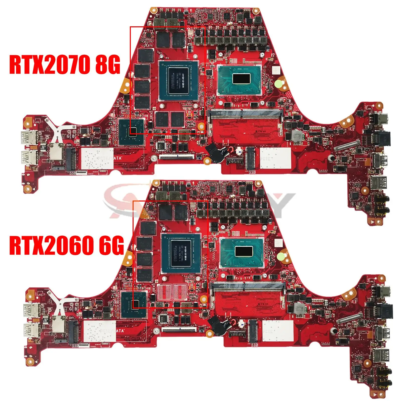 

GX502GV Original Mainboard For ASUS ROG Zephyrus S GX502GW GX502GV GX502G Laptop Motherboard I5 I7 CPU RTX2060 RTX2070 16G-RAM