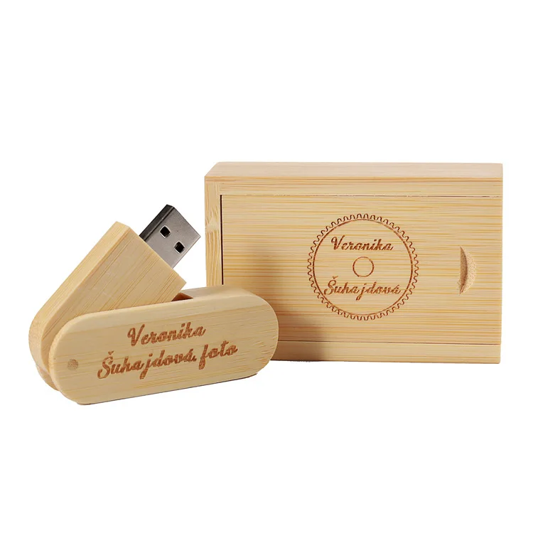 

Fast Speed Twist USB Bamboo Flash Drives3.0 8Gig 16GB 32GB Swivel wood USB 2.0 Flash Drive, Wood / bamboo