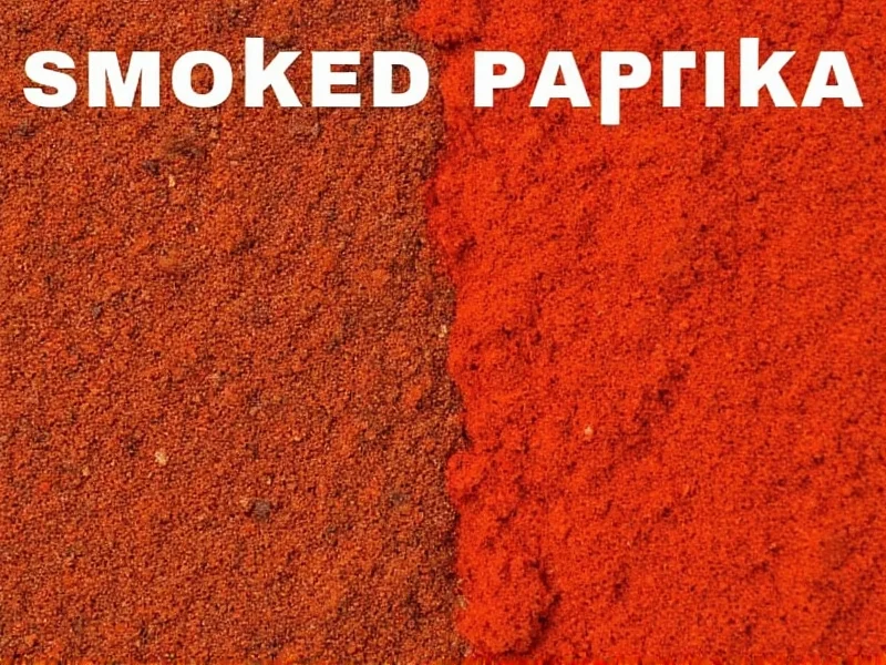 Smoked Paprika vs Paprika: Key Differences Explained
