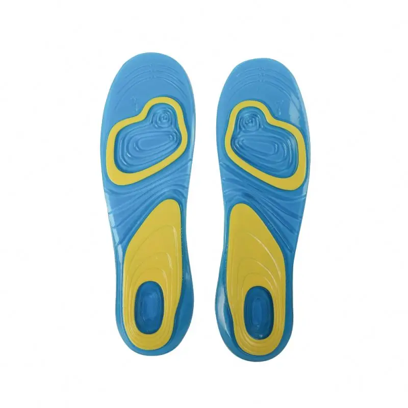 Therapy Massage Foot Insole Orthopedic Fiber Gel Flat Feet Pu Insole