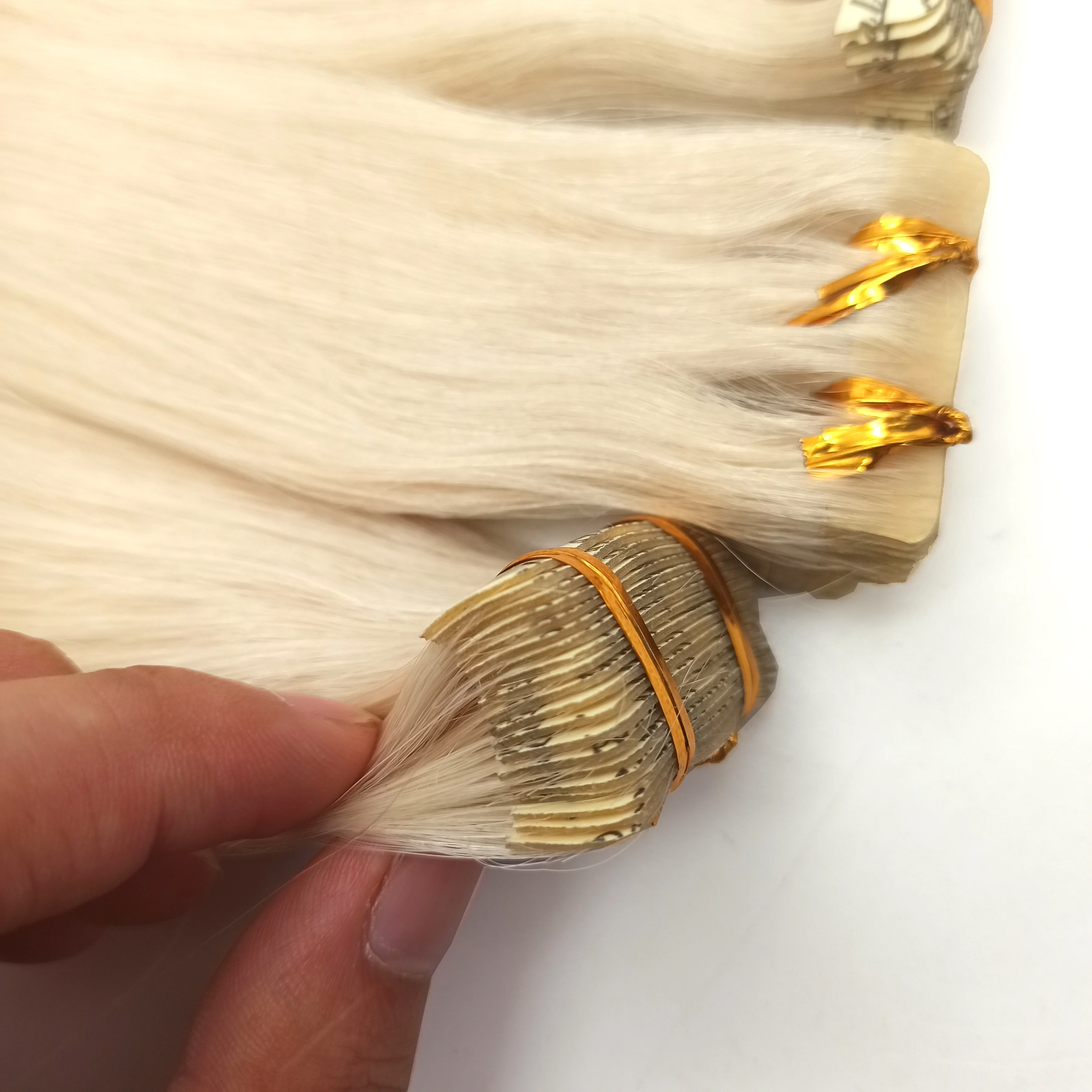 

2018 yishu factory Aliexpress china supplier Double Drawn Skin Weft Seamless strong glue 12a Tape Hair Extensions