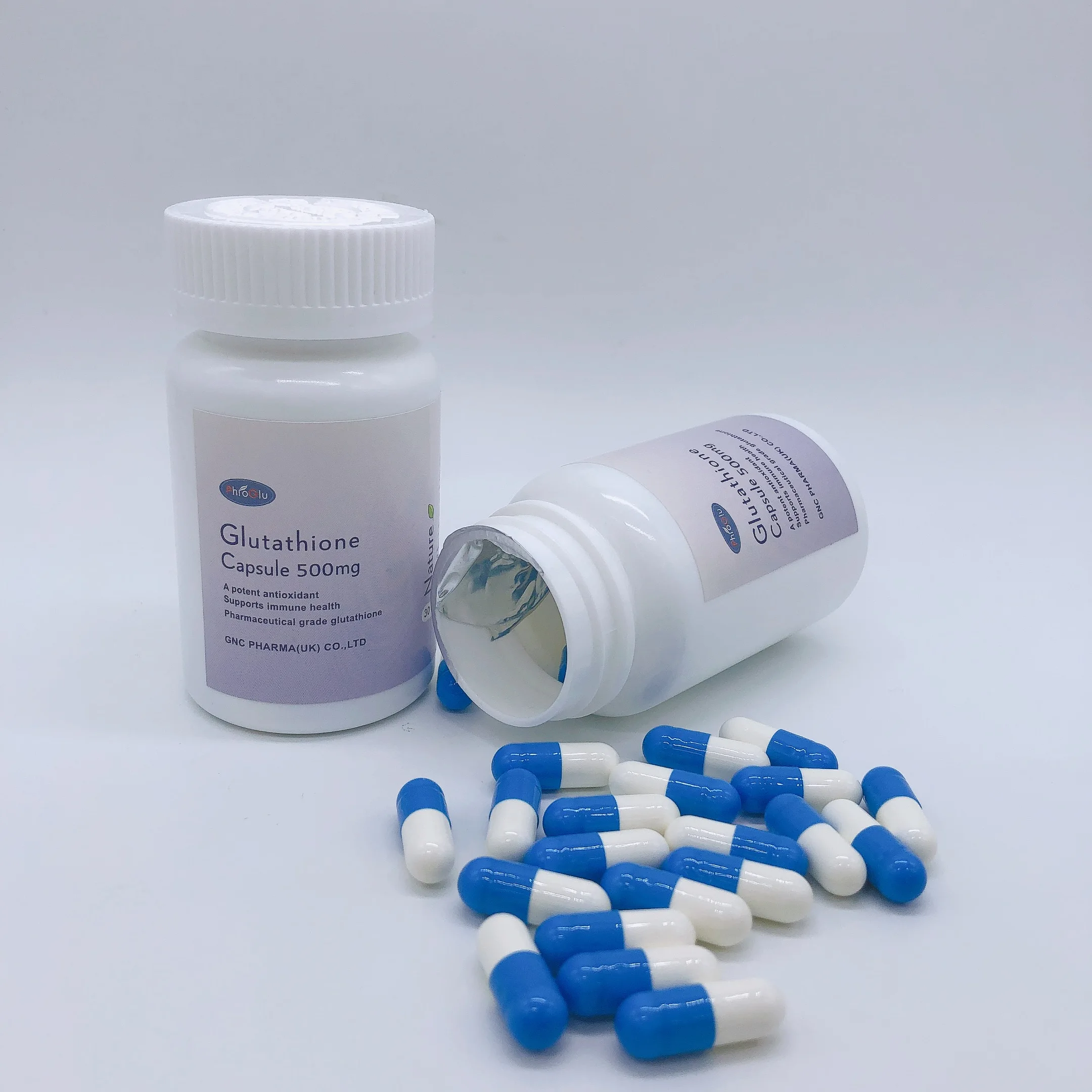 
New products 500mg glutathion capsule skin whitening capsule glutathion and collagen capsules 