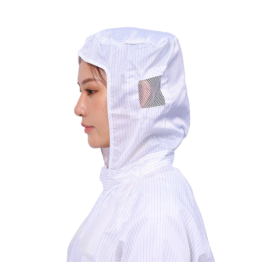 Polyester Material ESD Cleanroom Suit For Cleanroom - KingCare | KingCare.net