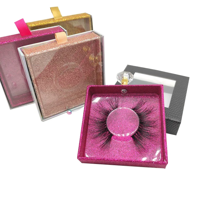 

custom faux lashes own brand box wendor colorful 5d 25mm dramatic mink fur eyelashes, Picture shows