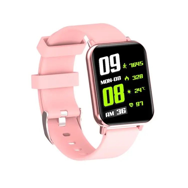 

Newest 1.69 Inch Android Blood Oxygen Monitoring Touch Screen Wearable Device Smart Watch