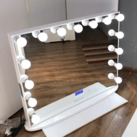 

Docarelife Frameless Led Lighted Bluetooth Hollywood Style Makeup Vanity Mirror With Lights Speaker
