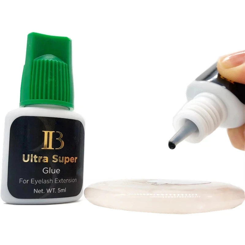 

Wholesale IB Ultra Super Glue Eyelash Extensions Super Glue Green Cap Korea Individual 5ml Fast Drying Lash Glue