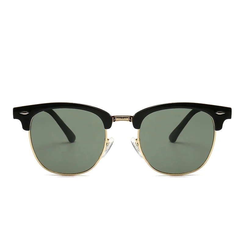 

2020 Cool Fashion Half Frame UV400 Glasses Ladies Man Sunglasses