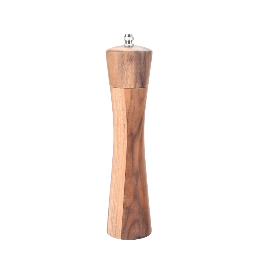 Wholesale Pepper Mill Manual Acacia Wood Salt and Pepper Grinder