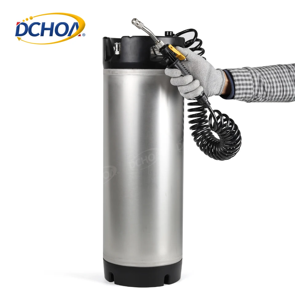 

DCHOA 19L Customize Window Tint Keg Stainless Steel Water Pressure Tank For PPF Film