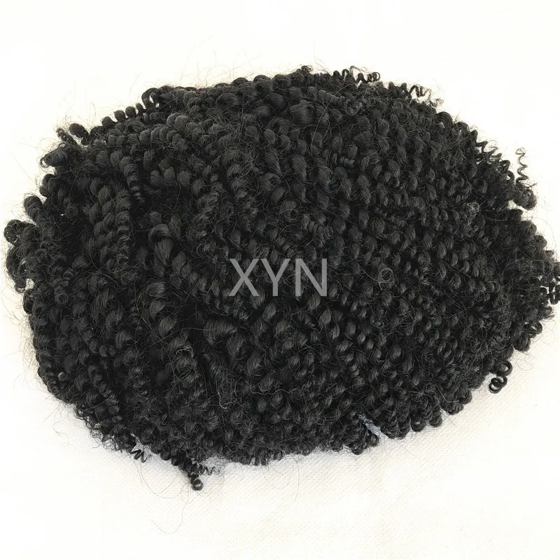 

Afro Curly Men Toupee Human Hair Braided Wig Toupee For Black Men Wholesale Toupee Hair Replacement Males Unit In Stock