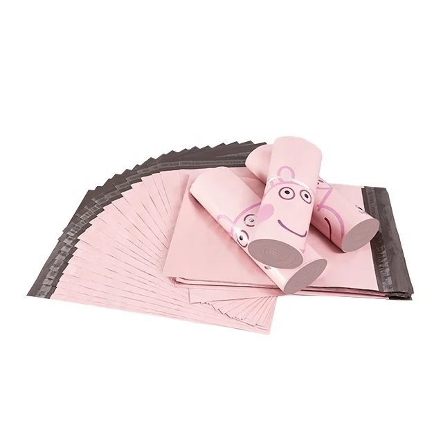 

Factory Price Guangzhou Poly Mailer Bag Pink Mailing Envelope Bags Shipping Supplier And Packaging