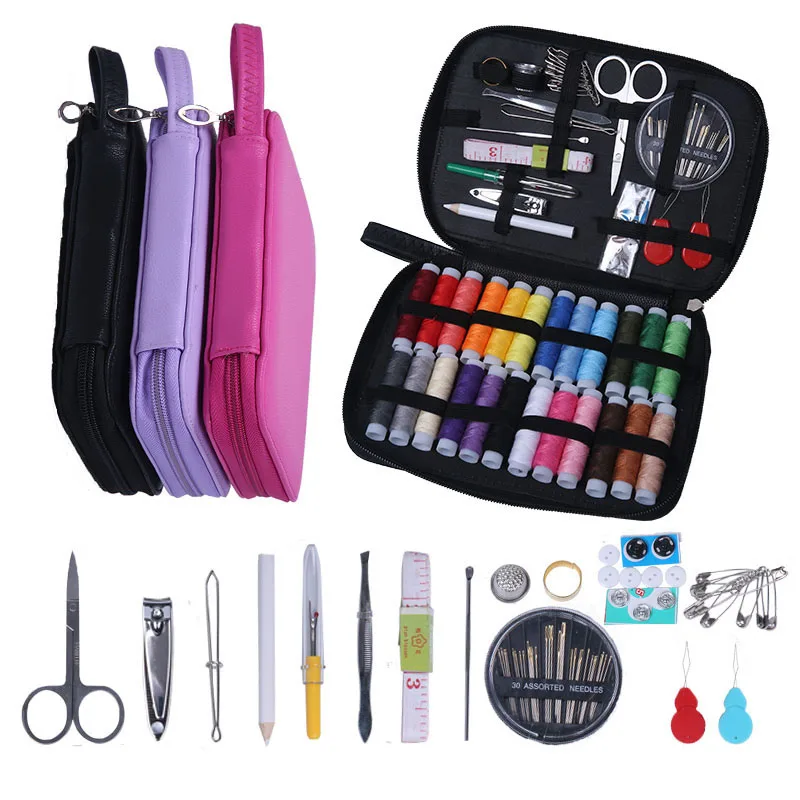 

Multi-function Travel Sewing Bag for Hand Quilting Needle Thread Stitching Embroidery Sewing Accessories, 3 color