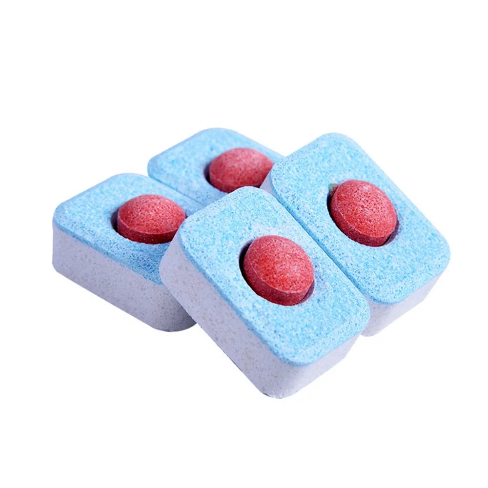 

Dishwasher Detergent Powder Tablet Pods Dishwashing Machine Detergent, Blue pink yellow