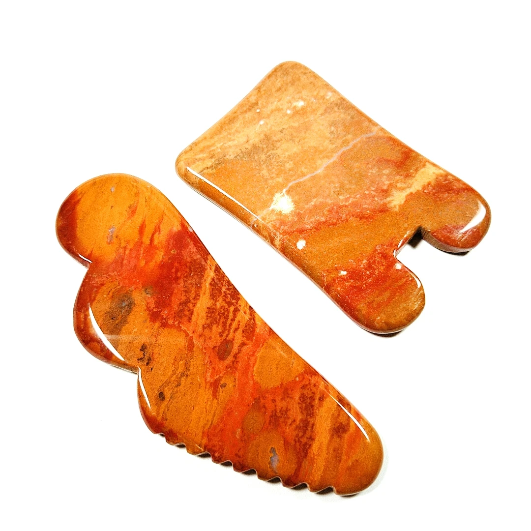 

Summer Best Sell Face Slimming Mookaite Jasper Stone Body Scraping Massage Tool Board Gua sha