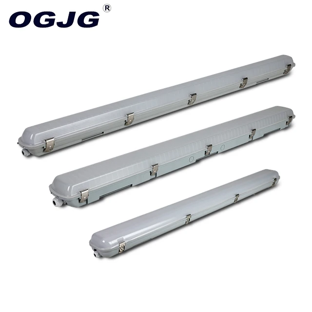 carparks microwave motion sensor linear light dimmable streamline replace T5/T8 Fluorescent LED ceiling Wraparound Fixtures