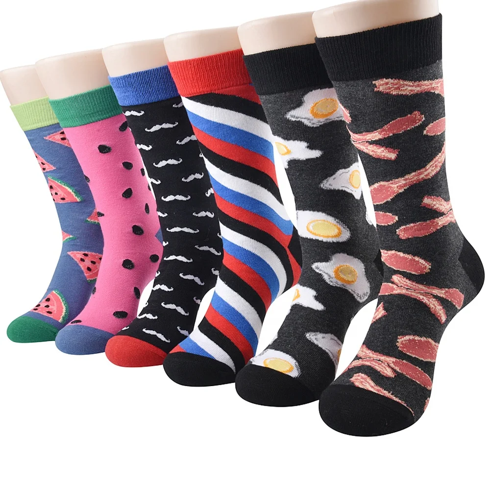 

Wholesale factory hot sale custom crew socks fancy crew socks