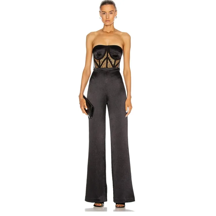 

New Wholesale Fashion Women's Celebrity Evening Party Jumpsuits