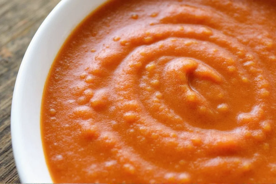 Chipotle Sauce on Tortilla