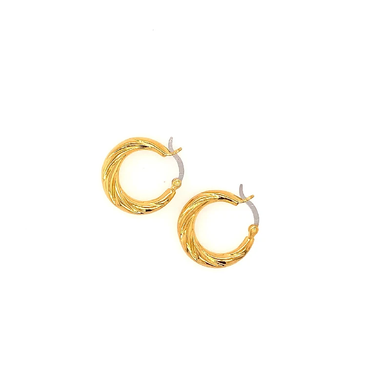 

Chic Baroque Vintage Earrings Jewelry Earrings Plated Hoop Earrings Gold Vefruit 925 Silver Women Circle 18k 2021 ZF191205