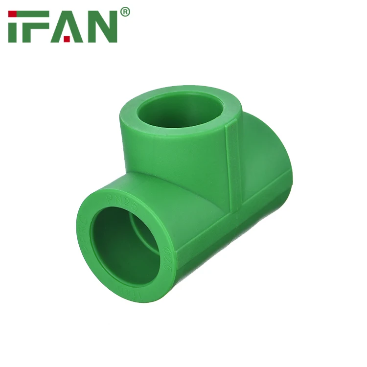 

IFAN High Pressure PPR Fitting Easy Assemble 20MM Plastic Pipe Fittings PPR TEE