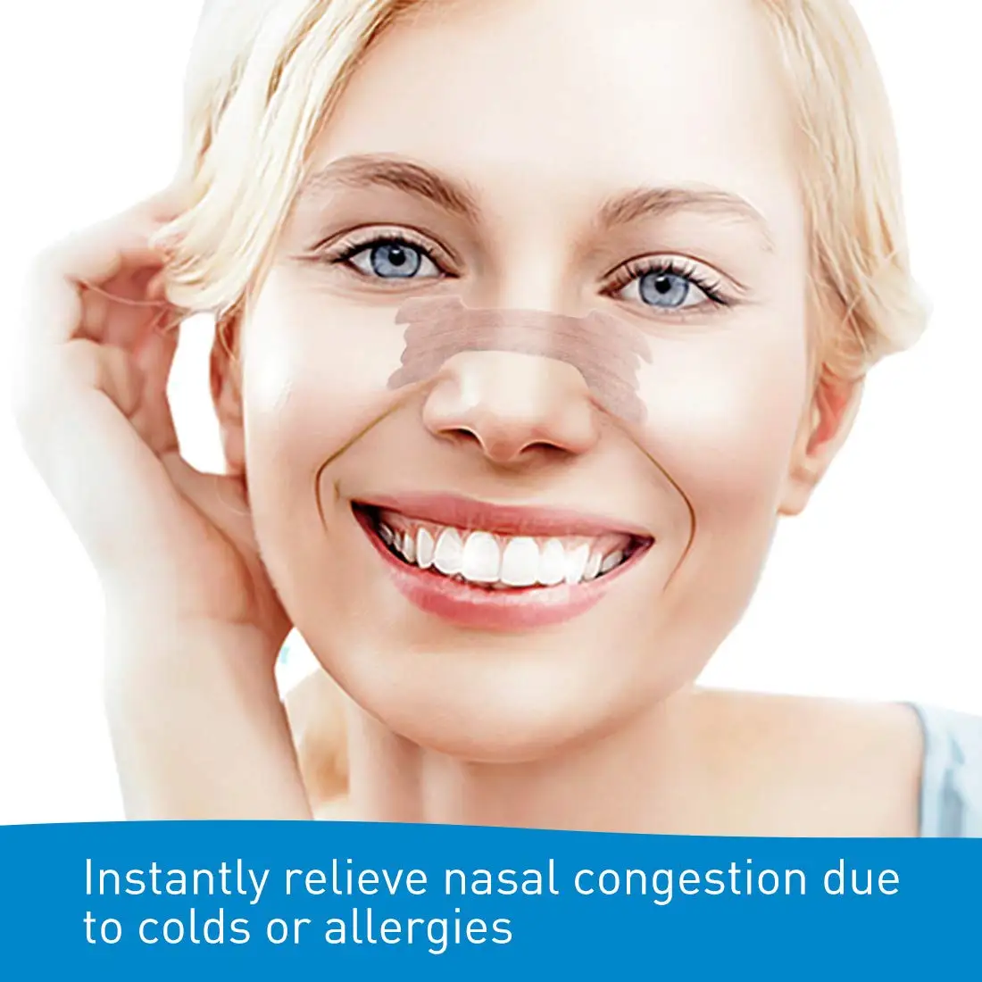 70pcs/box Nasal Strip Breathe Nasal Congestion Patch Advanced Nose