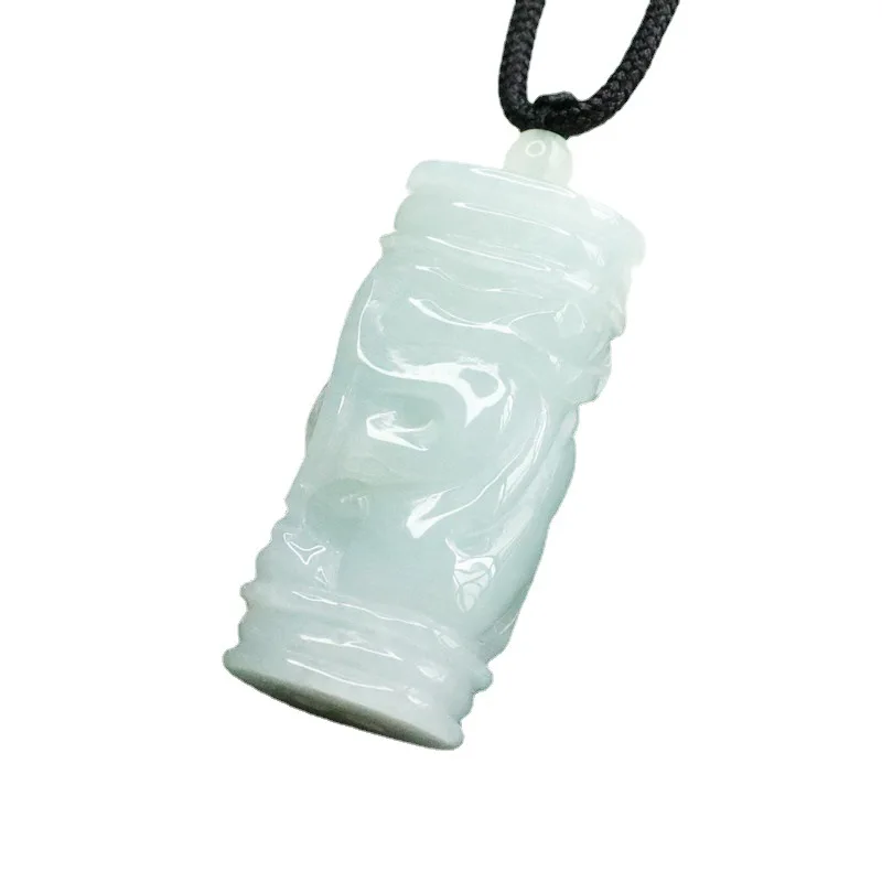 

Natural Emerald Dragon Column Pendant Jade Pendant Myanmar Jade Pendant Jade Jewelry Live Delivery 2050807