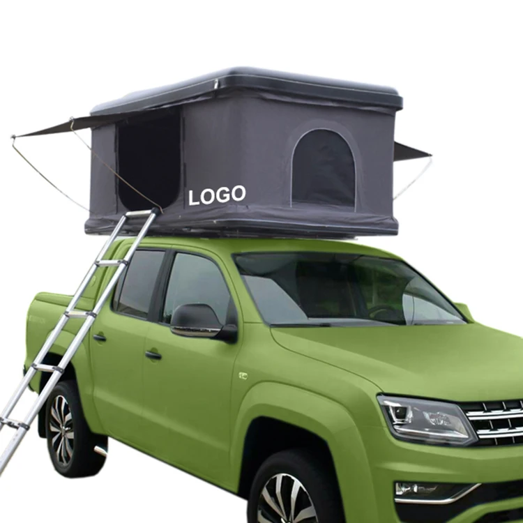 

WILDSROF Hard Shell Roof Top Tent Auto Car Straight Tent Rooftop with Aluminum Extendable Ladder