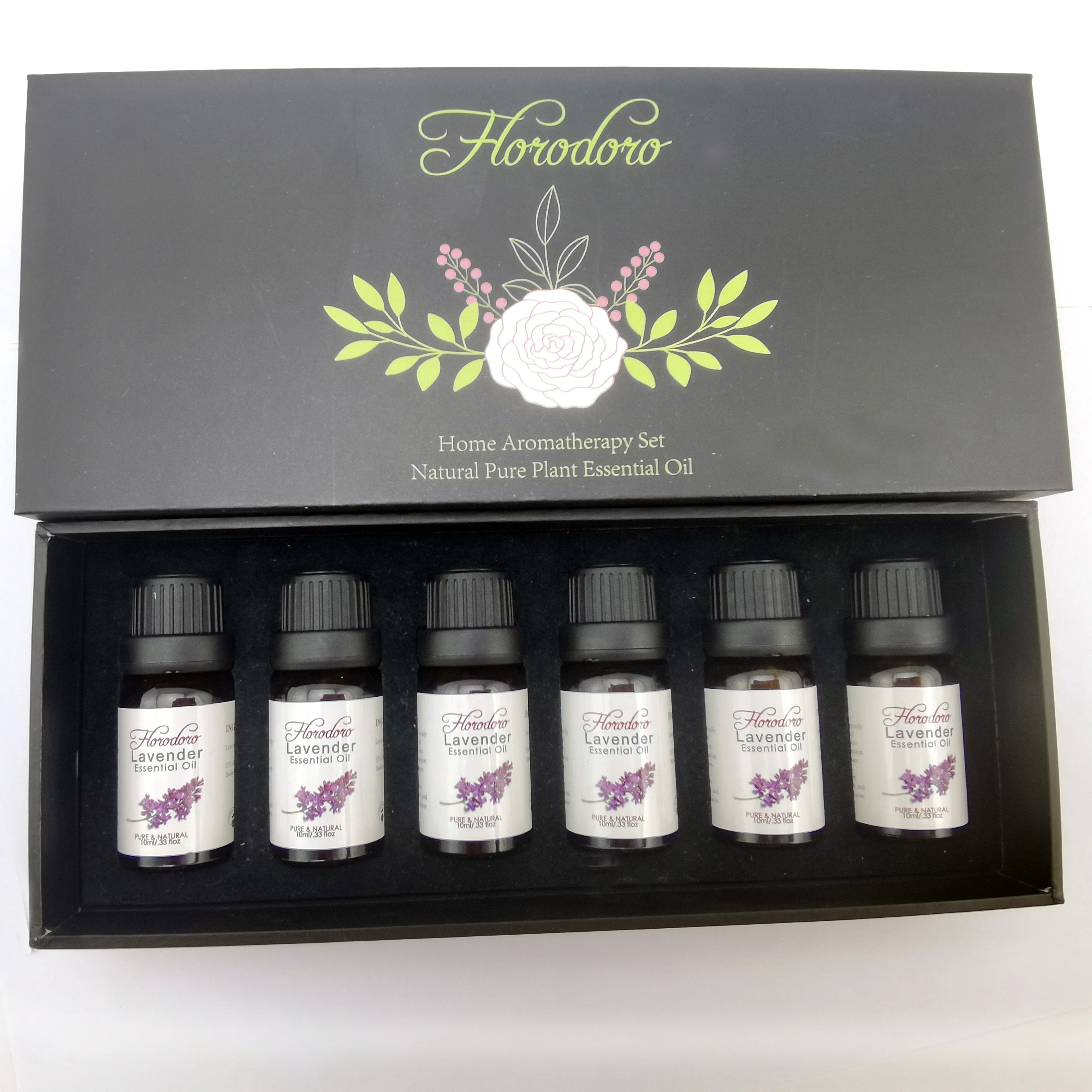 

Factory Wholesale 100% personal customization peppermint lemon tea tree lavender essential oil (new), Transparent liquid