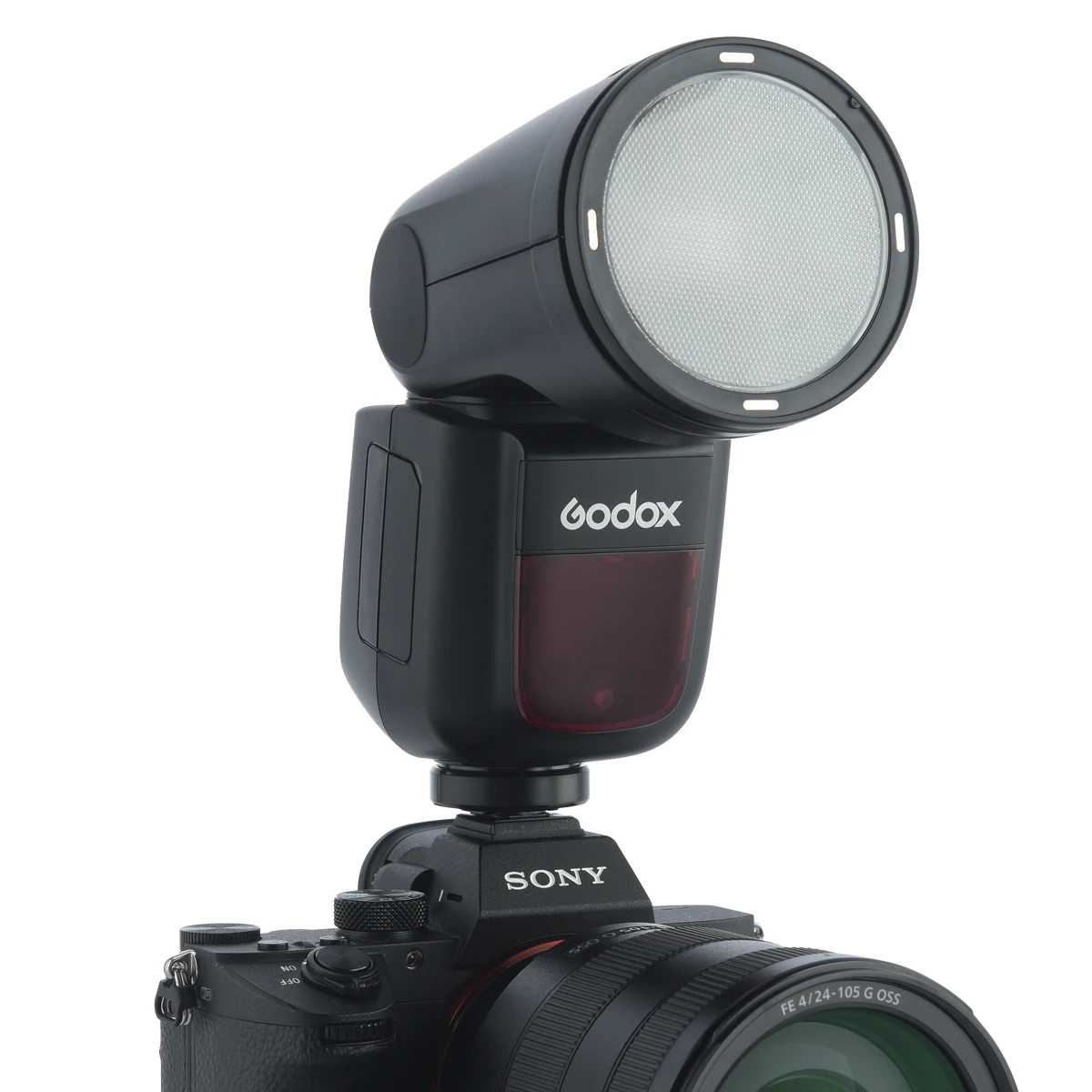 

In Stock Godox V1 on camera Flash V1C TTL 1/8000 HSS battery Speedlite Flash For all brands camera