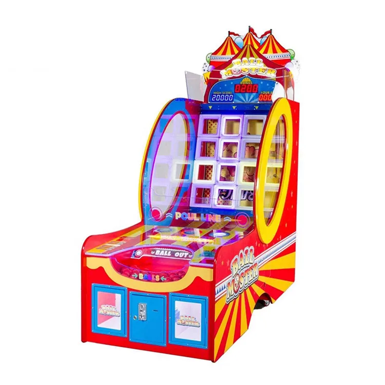 Threeplus Ball Monster Pitching Ticket Redemption Arcade Games Machines Coin Operated Video Game for Sale