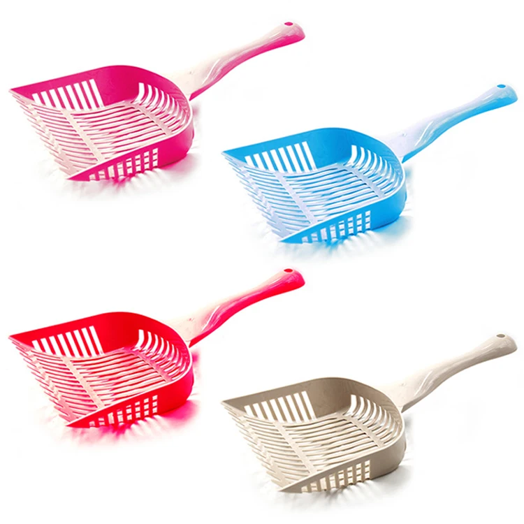 

All plastic big size cleaning cat litter scoop, Customized color