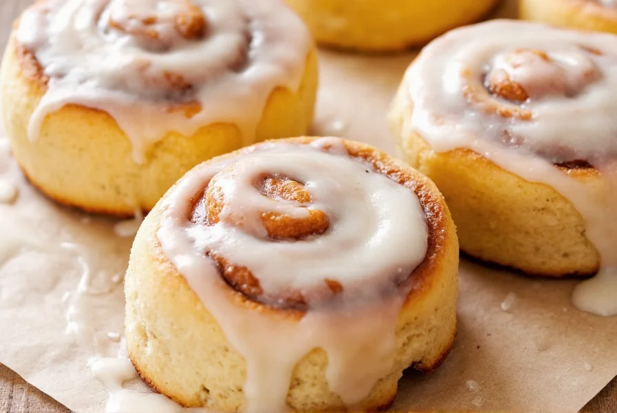 Close-up of perfectly rolled cinnamon roll dough showing even cinnamon sugar distribution before slicing
