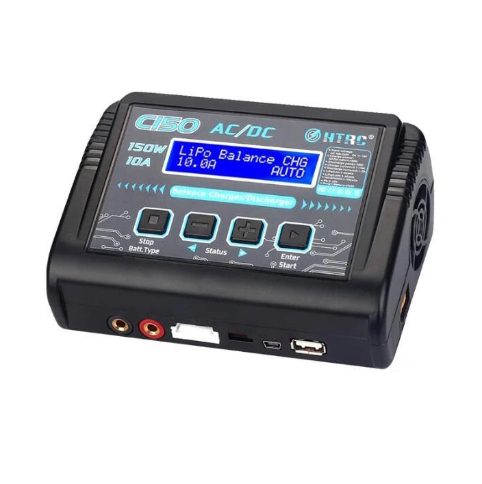 

HTRC C150 AC/DC 150W 10A RC Battery Balance Charger for LiPo LiHV LiFe Lilon NiCd NiMh Pb battery Discharger