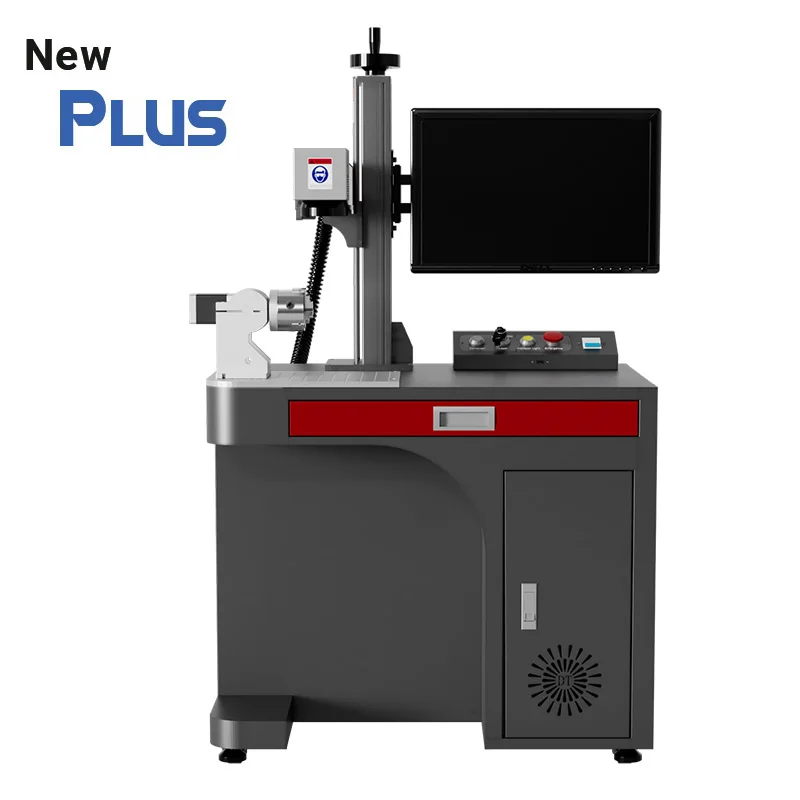 

2.5D 3D 30W 50W 60W 100W RAYCUS JPT MOPA Color M7 deep engraver fiber laser marking machine rotary for metal jewelry engraving