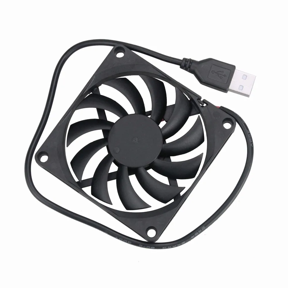 

Gdstime GDA8010 DC 5V USB Sleeve Bearing 80mmx80mmx10mm 8cm Axial Exhaust DC Cooling Computer Heatsink 3D printer Fan