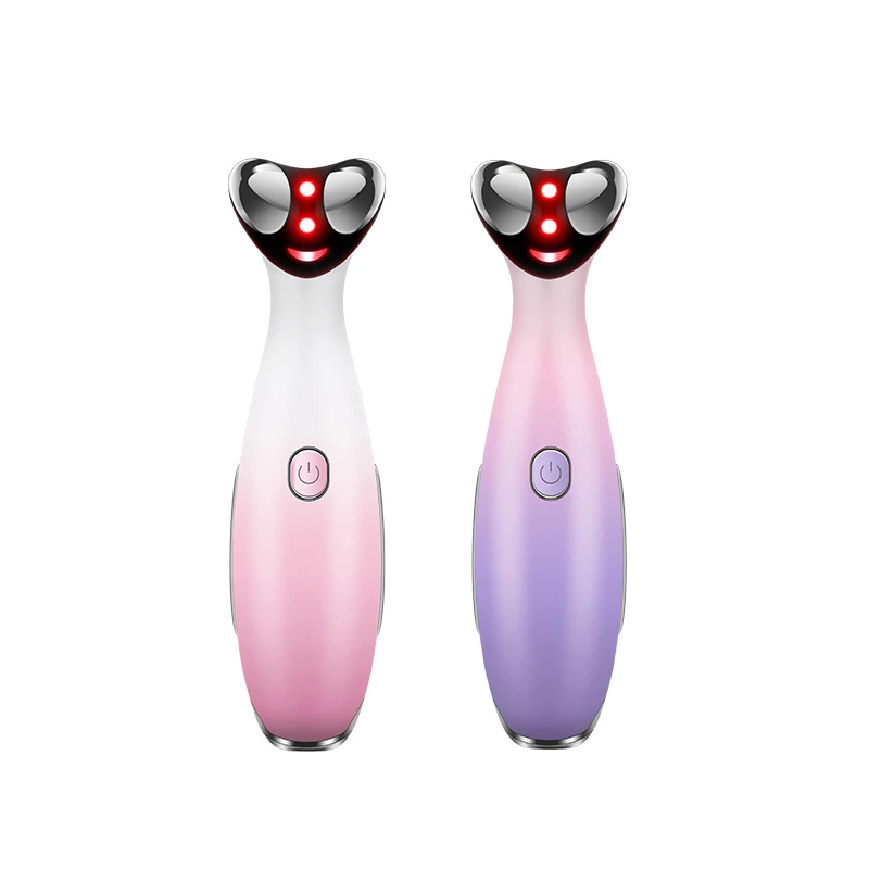 

2020 Mini Wireless Electric 4d Roller Smart Massage Heads Sonic Vibration Multifunctional Cold Eye Massager Pen Ems Eye Massager, Pink,purple