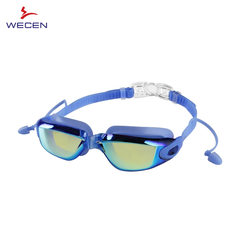 

Factory Production Direct Sales Latest Fashion Good-Looking Adult Kids High Quality Swimming Goggles Silicone, Blue