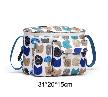 

Large Capacity Diaper Bags Outdoor Travel Hanging Carriage Baby Diaper Bag
