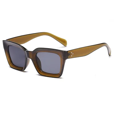 

Big Frame Sunglasses Uv400 Shades New Fashion Women Luxury Square Sunglasses Ladies Vintage Oversized Sun Glasses Female, Custom colors