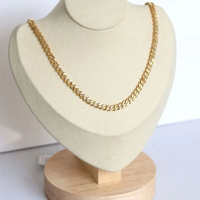 

18k Italian Gold Chain Cuban Link Men Chain, Customer request