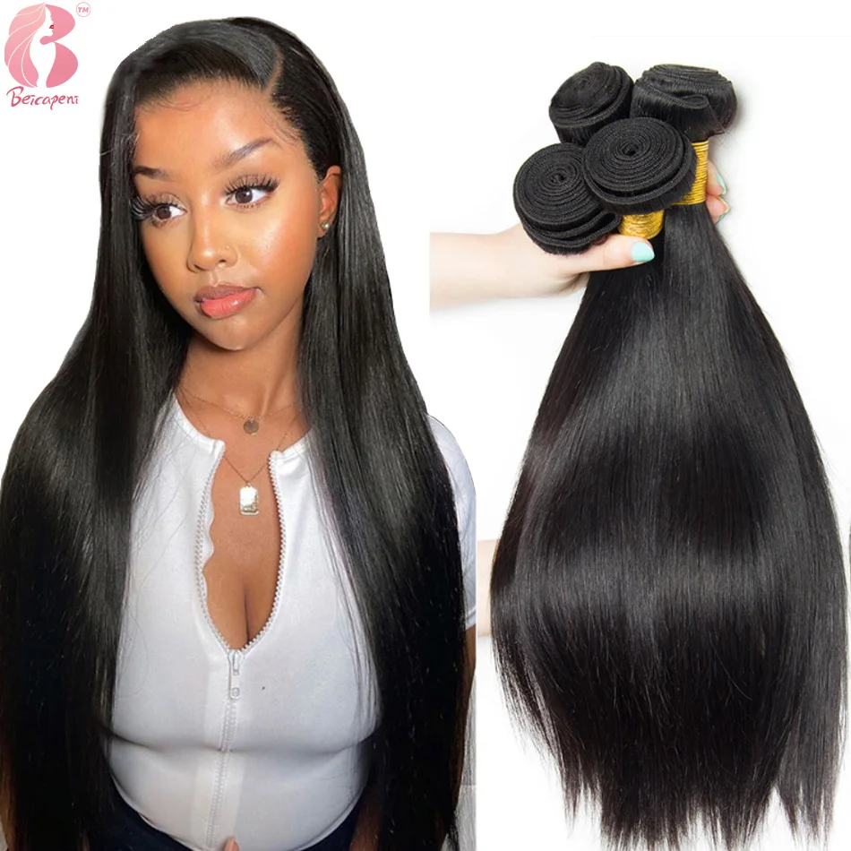 

Best Mink Brazilian Virgin 100 Human Hair 3 Bundles Straight Virgin Unprocessed Hair vendors