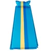 Stripe printing camping tent sleeping mat with comfortable form and air pillow