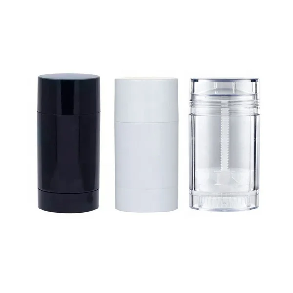 

Deodor Tube Empty Deodorant Stick Container Cosmetic Lipstick Clear Plastic Screen Printing 15g 30g 50g 75g Black White MSDS